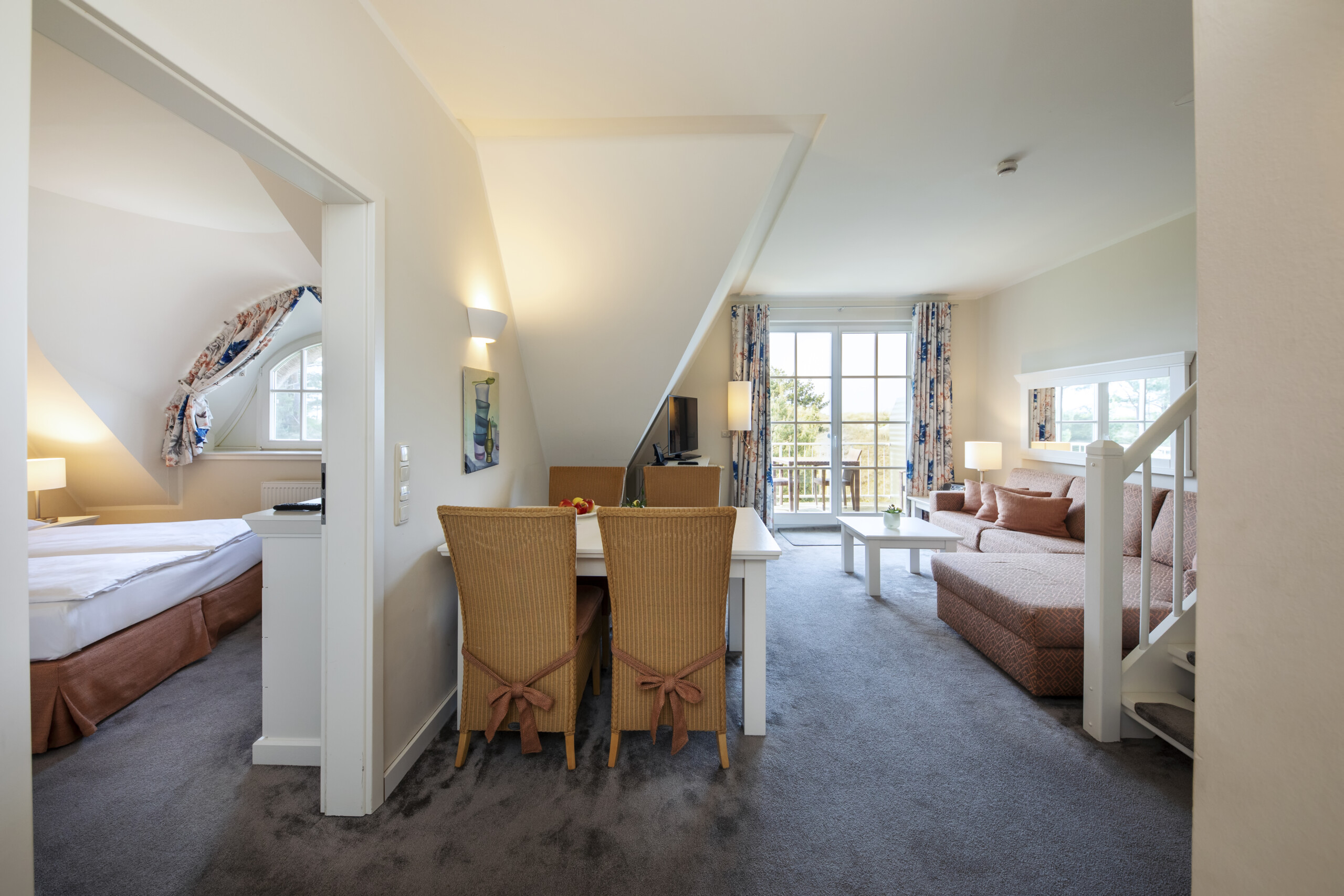 Maissonette Ferienwohnung im Strandhotel Dünenmeer